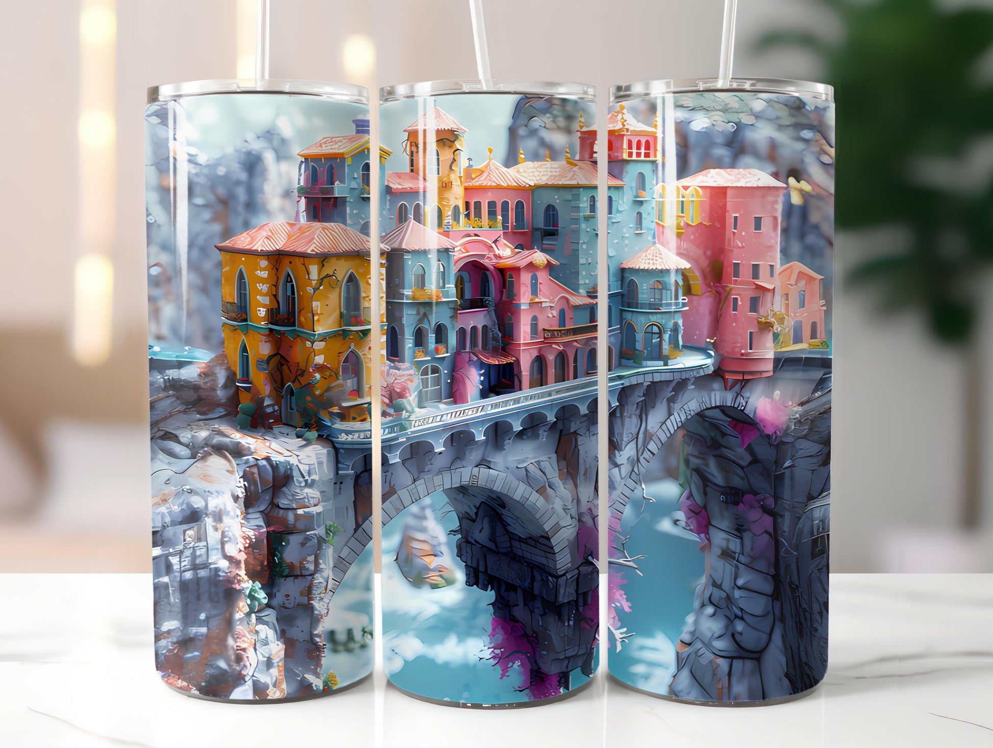 Architecture 6 Tumbler Wrap - CraftNest - Digital Crafting and Art