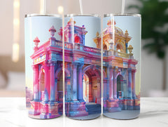 Architecture 3 Tumbler Wrap - CraftNest - Digital Crafting and Art