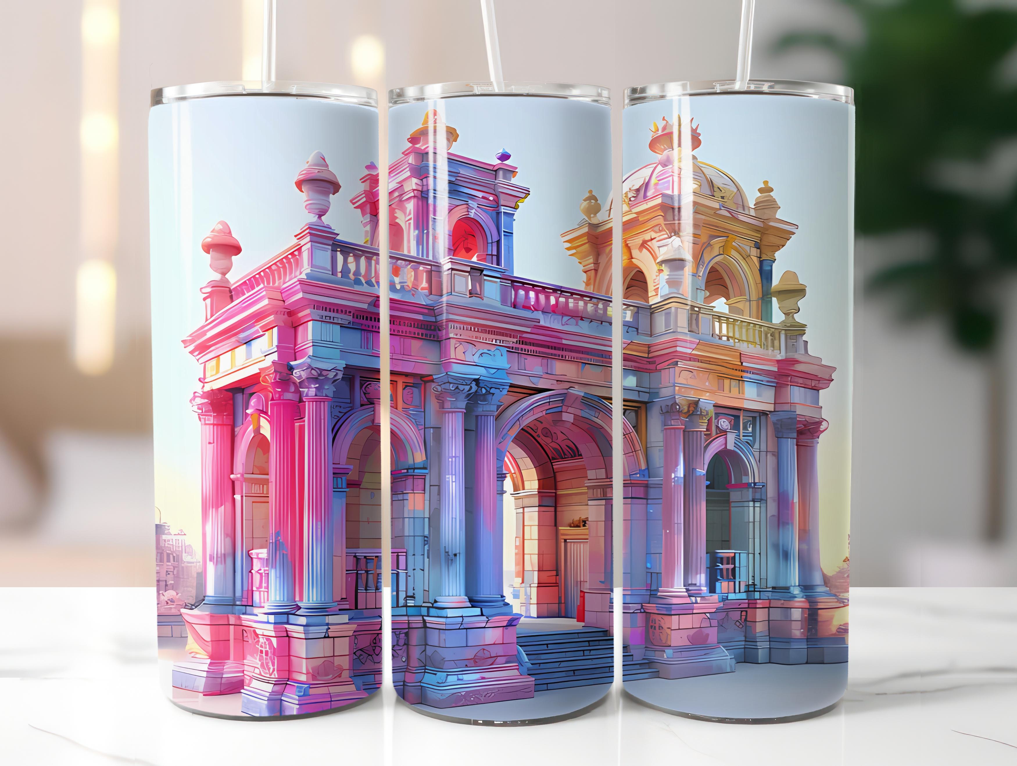 Architecture 3 Tumbler Wrap - CraftNest - Digital Crafting and Art