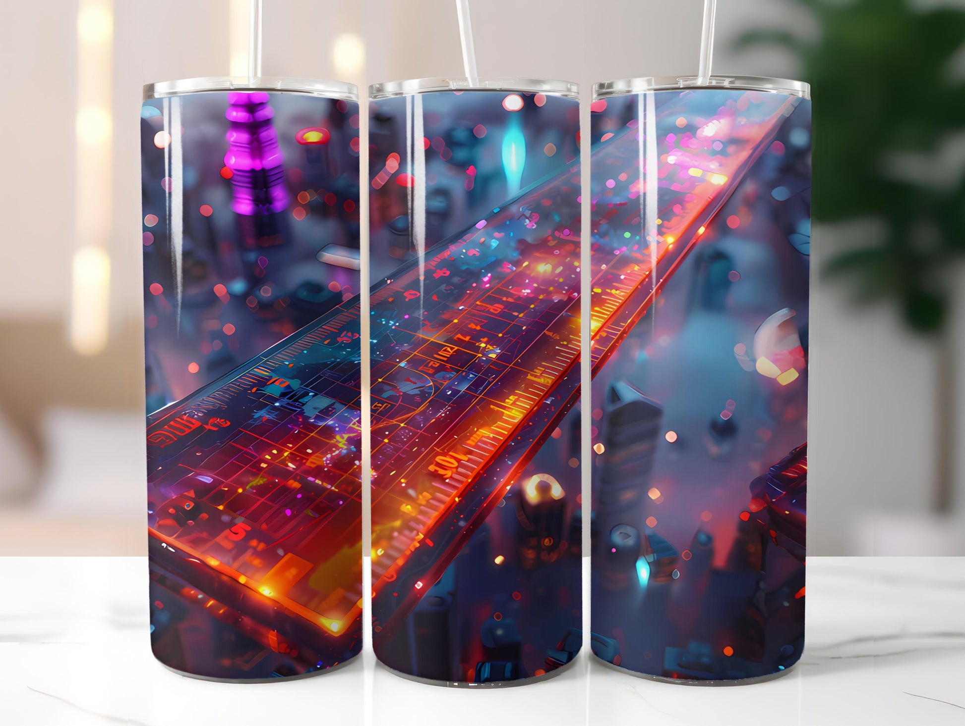 Architecture 5 Tumbler Wrap - CraftNest - Digital Crafting and Art