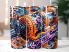 Architecture 3 Tumbler Wrap - CraftNest - Digital Crafting and Art