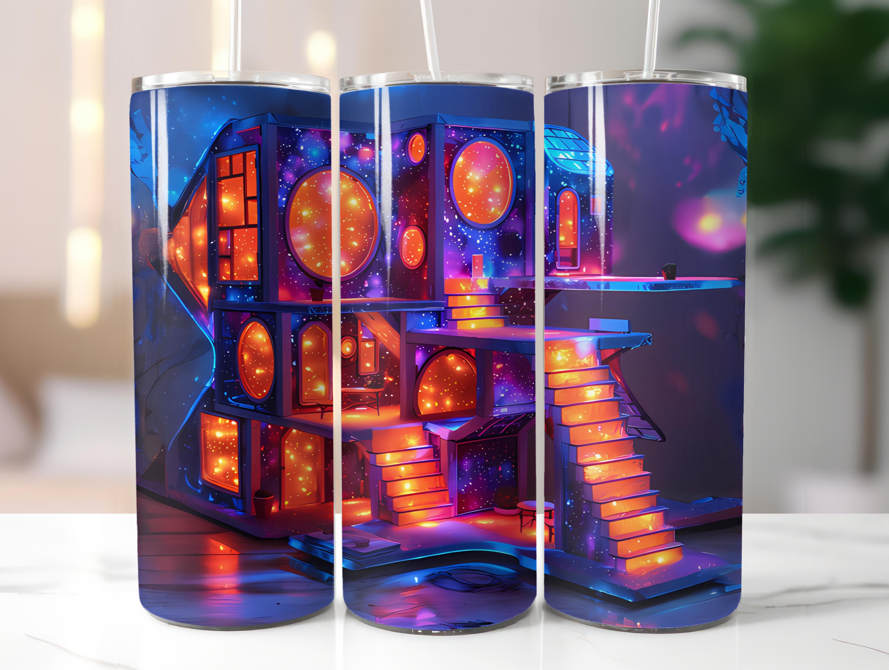 Architecture 7 Tumbler Wrap - CraftNest - Digital Crafting and Art
