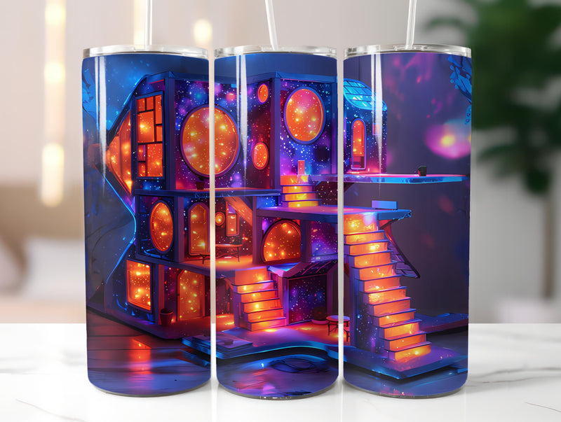 Architecture 7 Tumbler Wrap - CraftNest - Digital Crafting and Art
