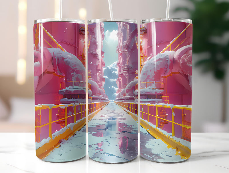 Architecture 3 Tumbler Wrap - CraftNest - Digital Crafting and Art