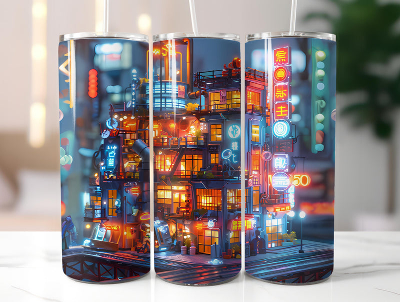 Architecture 6 Tumbler Wrap - CraftNest - Digital Crafting and Art