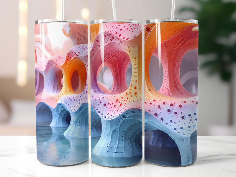 Architecture 5 Tumbler Wrap - CraftNest - Digital Crafting and Art