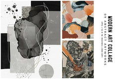 Modern Art Collage - Wall Art - CraftNest - Digital Crafting and Art