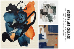 Modern Art Collage - Wall Art - CraftNest - Digital Crafting and Art
