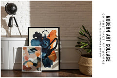 Modern Art Collage - Wall Art - CraftNest - Digital Crafting and Art