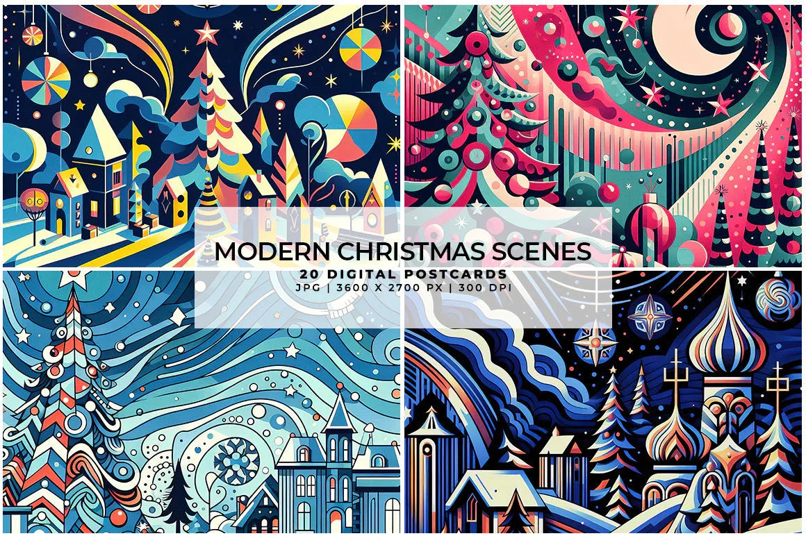 Modern Christmas Scenes