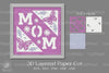 Mom 3D Layered Paper Cut Clipart Bundle