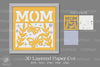 Mom 3D Light Box Paper Cut Design Bundle