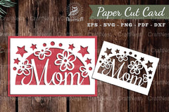 Mom Papercut Card SVG Bundle - CraftNest - Digital Crafting and Art