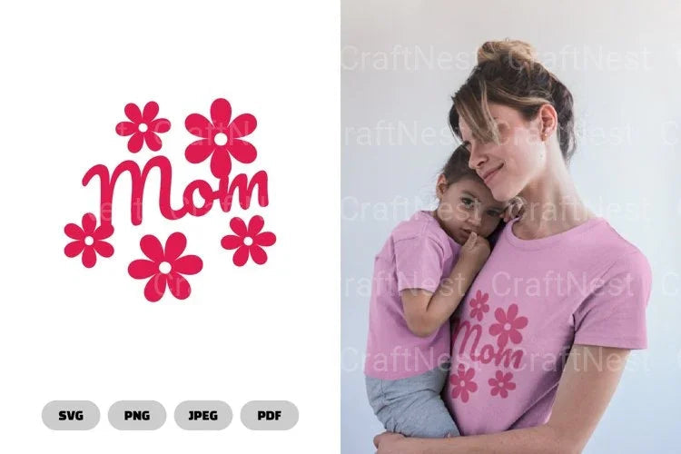 Mother's Day SVG Bundle - Mom Clipart Collection - CraftNest - Digital Crafting and Art
