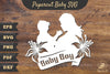 Mom and Baby Boy Papercut SVG Bundle
