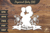 Mom and Baby Boy Papercut SVG Bundle
