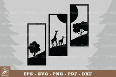 Mom and Baby Giraffe Home Decor Clipart Bundle - CraftNest - Digital Crafting and Art