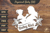 Mom and Baby Girl Papercut SVG Bundle