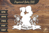 Mom and Baby Girl Papercut SVG Bundle