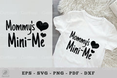 Mommy's Mini-Me Baby Quotes SVG Bundle - CraftNest - Digital Crafting and Art