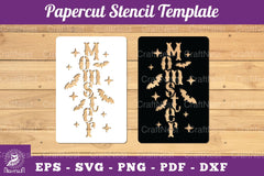 Momster Papercut Stencil Clipart Bundle - CraftNest - Digital Crafting and Art