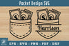 Money in Pocket Silhouette Clipart Bundle