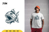 Monster Fish Illustration Clipart Bundle