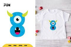 Monster Number Eight SVG Bundle - CraftNest - Digital Crafting and Art