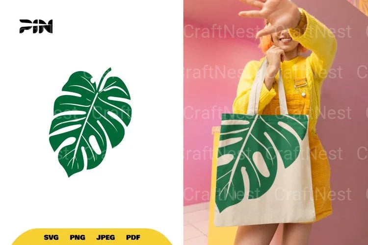 Monstera Leaf SVG Bundle - CraftNest - Digital Crafting and Art