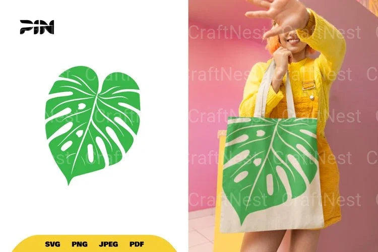 Monstera Leaf SVG Bundle - CraftNest - Digital Crafting and Art