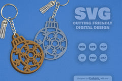 Moon Snowflake Bauble SVG Bundle 7 - CraftNest - Digital Crafting and Art