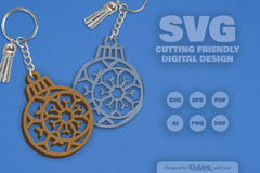 Moon Snowflake Bauble Clipart SVG Bundle - CraftNest - Digital Crafting and Art