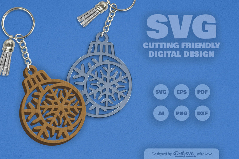 Moon Snowflake Bauble Clipart SVG Bundle - CraftNest - Digital Crafting and Art