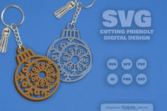 Moon Snowflake Bauble SVG Bundle 5 - CraftNest - Digital Crafting and Art