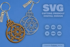 Moon Snowflake Bauble SVG Bundle 2 - CraftNest - Digital Crafting and Art