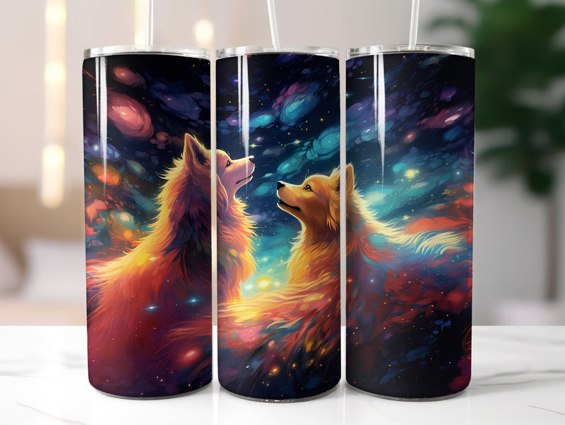 Moon Dogs Tumbler Wrap - CraftNest