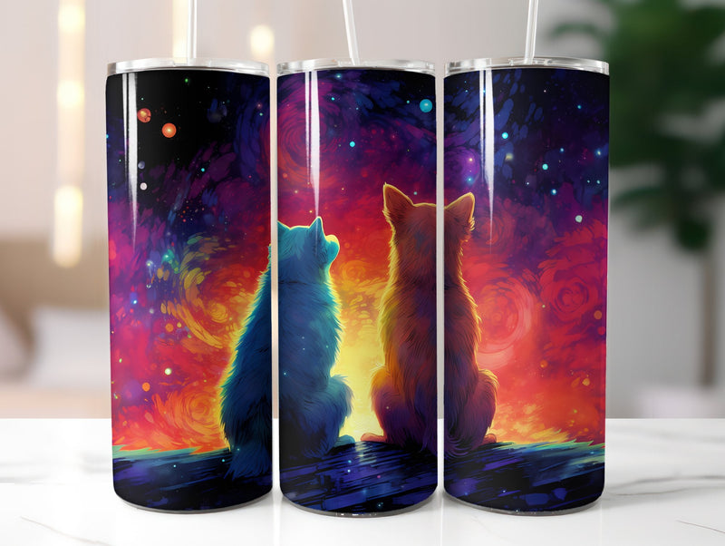 Moon Dogs Tumbler Wrap - CraftNest