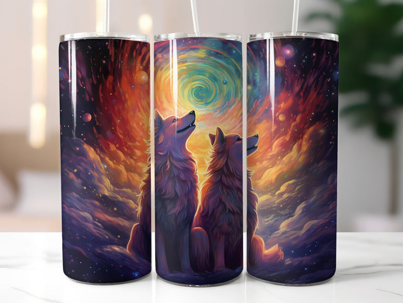 Moon Dogs Tumbler Wrap - CraftNest