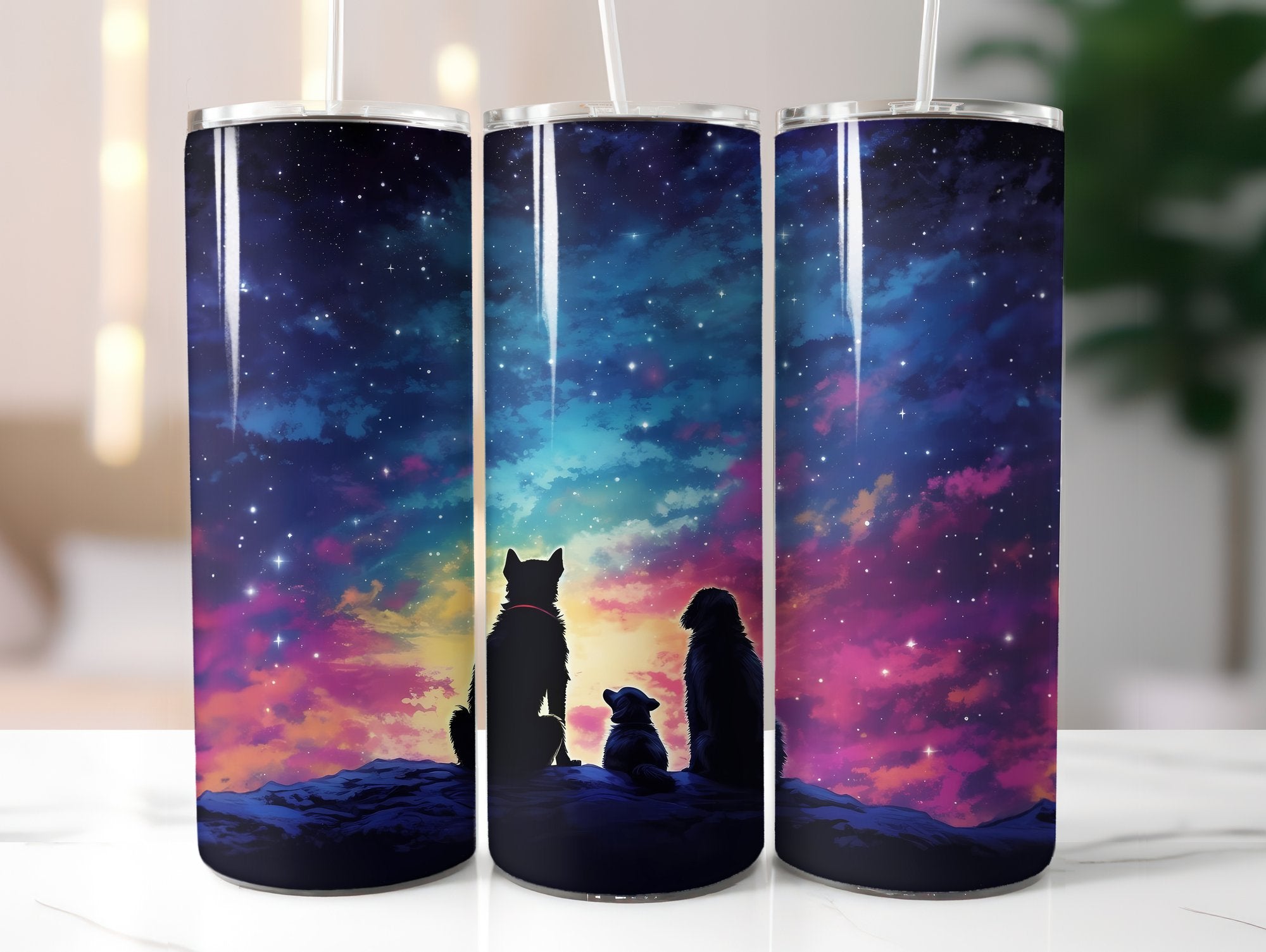 Moon Dogs Tumbler Wrap - CraftNest