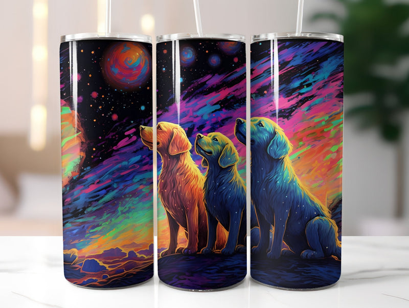 Moon Dogs Tumbler Wrap - CraftNest