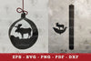 Moose Papercut Ornament Clipart Bundle