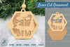 Moose in Forest Laser Cut Ornament Clipart Bundle
