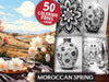 Moroccan Spring Coloring Books