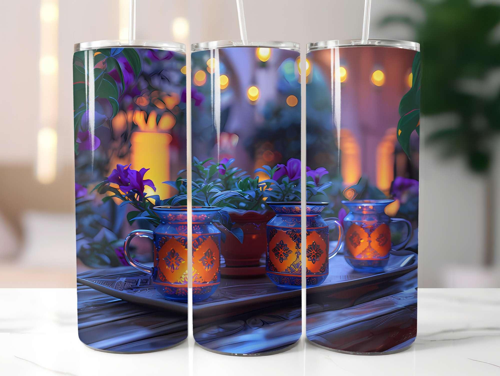 Moroccan Summer 3 Tumbler Wrap - CraftNest - Digital Crafting and Art