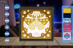 Moth Folk Art Papercut SVG Bundle - CraftNest - Digital Crafting and Art