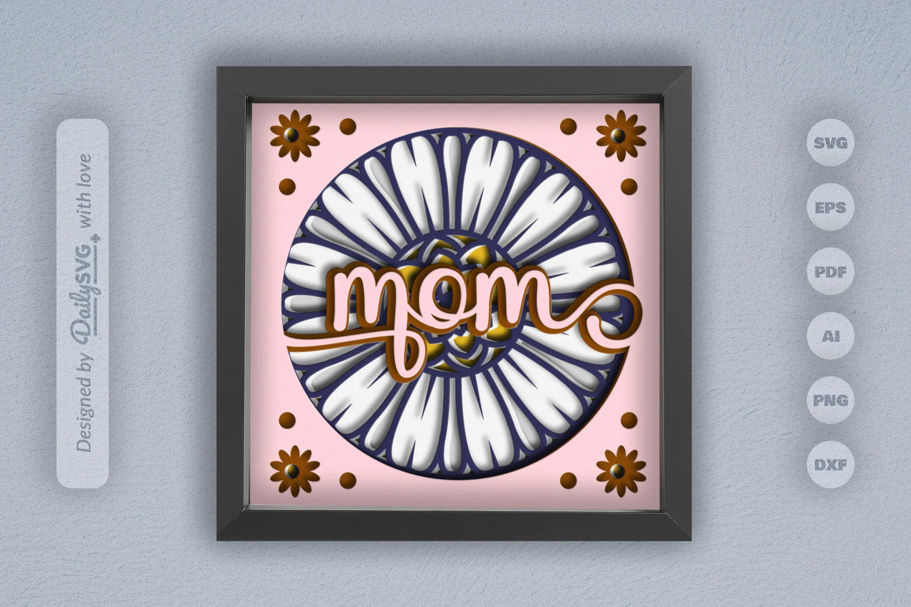Mother's Day Papercut SVG Bundle - CraftNest - Digital Crafting and Art