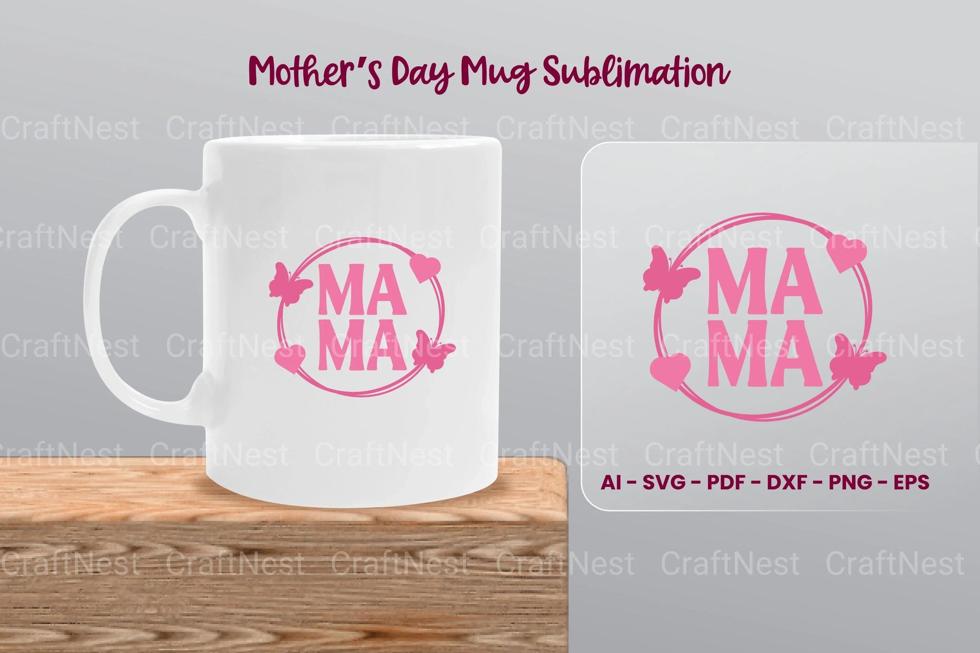 Mother's Day SVG Bundle - CraftNest - Digital Crafting and Art