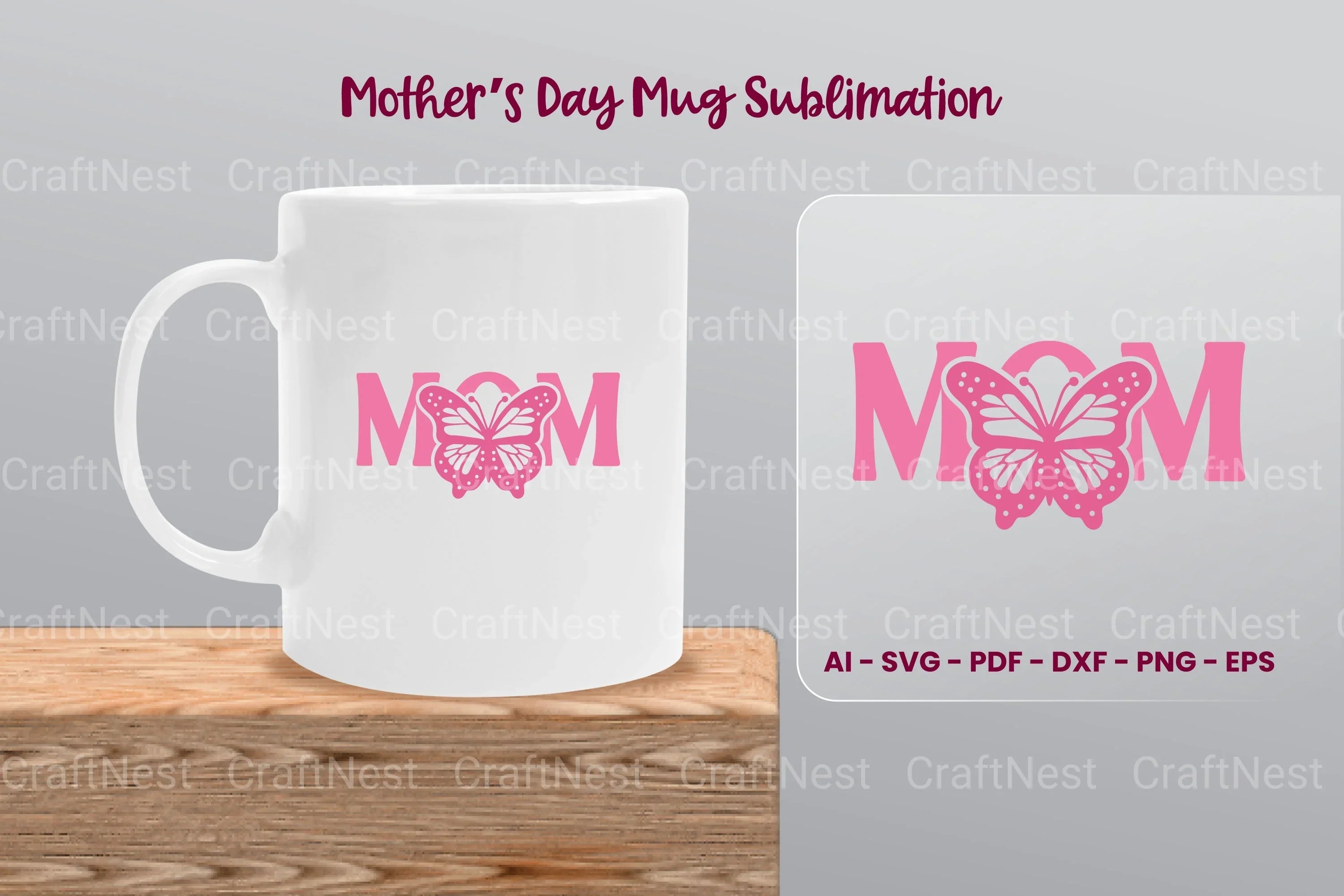 Mother's Day SVG Bundle - CraftNest - Digital Crafting and Art
