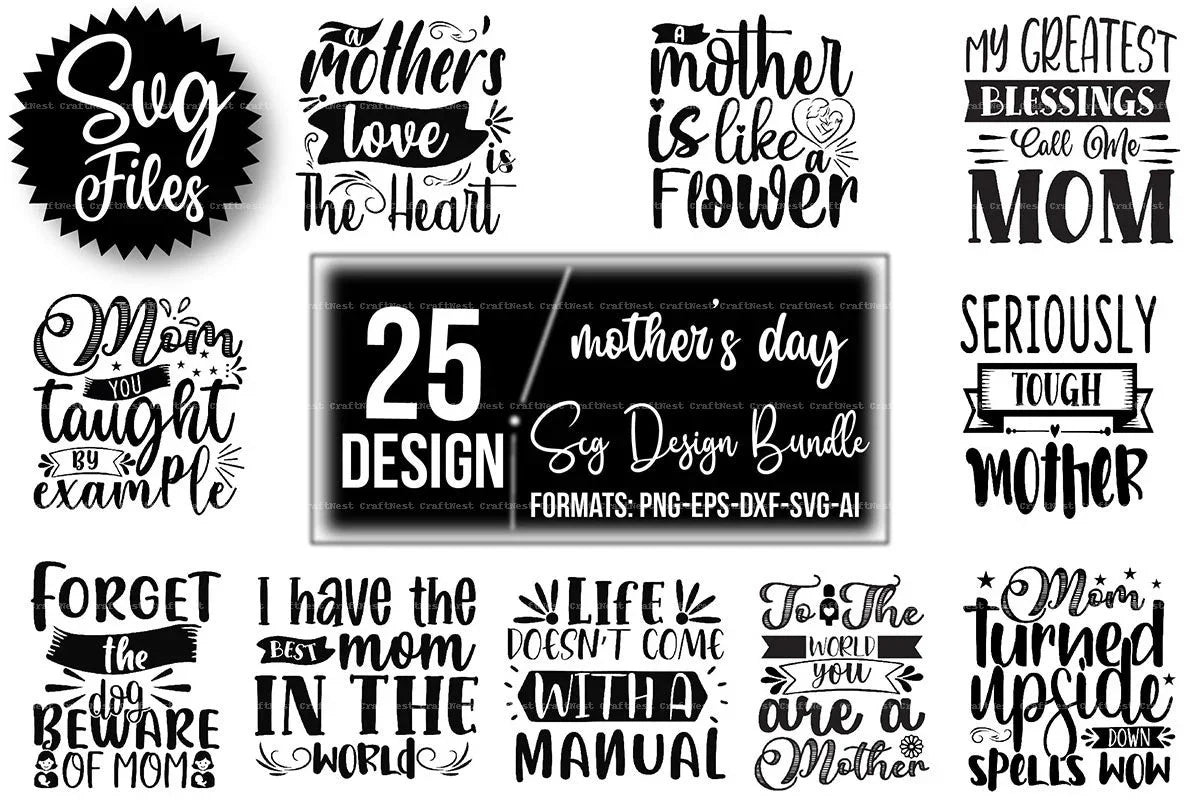 Mother's Day Design SVG Bundle