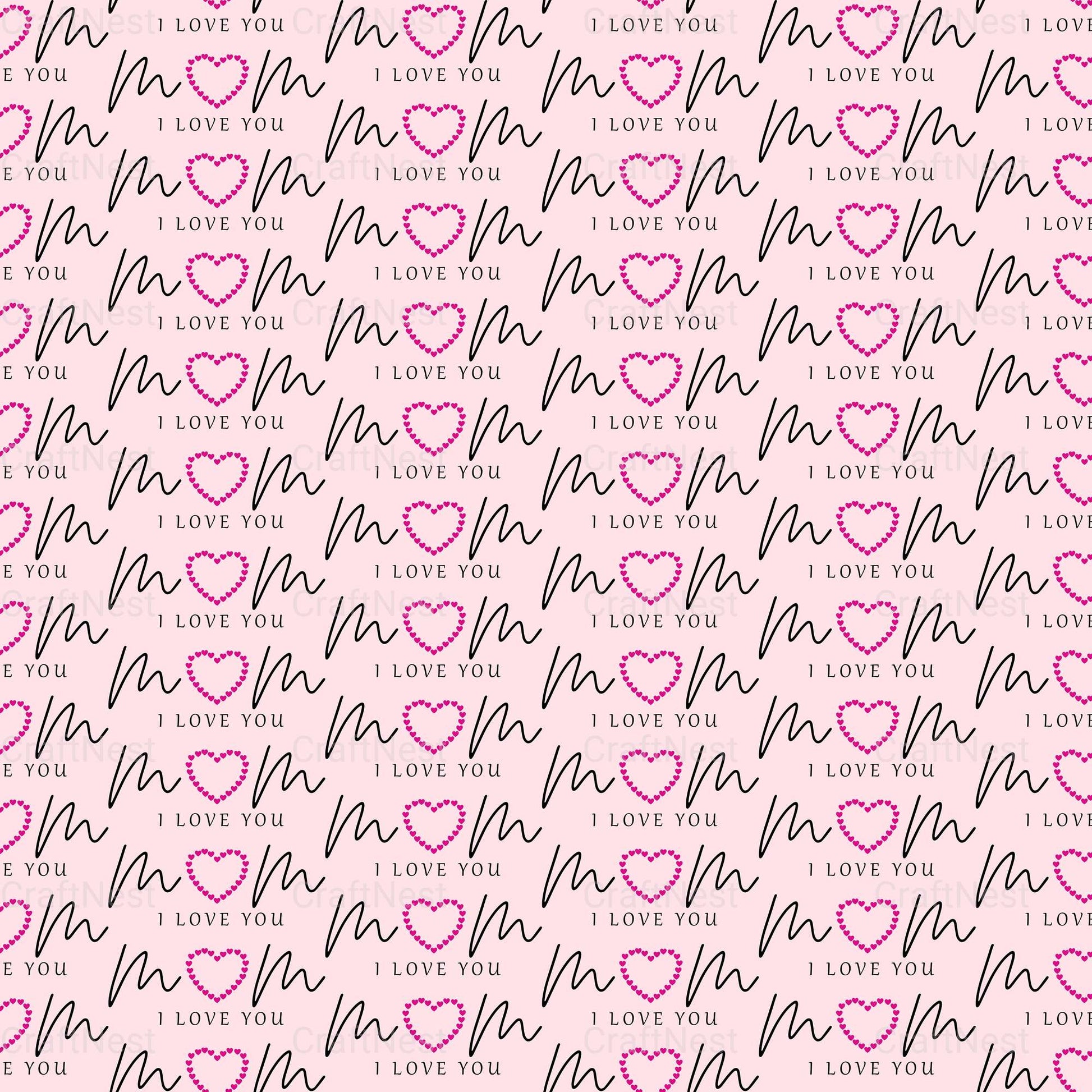 Mother's Day Sublimation Digital Paper - CraftNest - Digital Crafting and Art